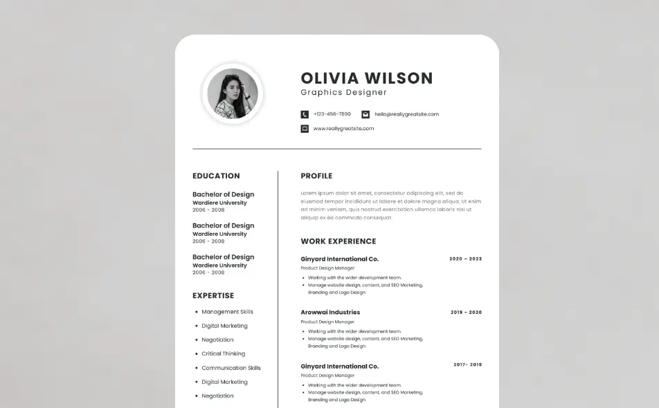 Resume Builder mobile image